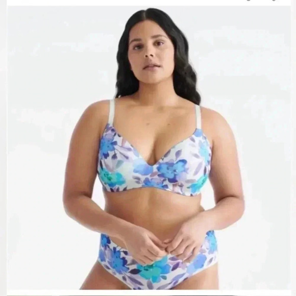 Knix Wing Woman Contour Floral Painted Bloom Size 4 - Picture 1 of 12